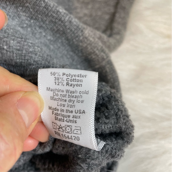 Clare V Heather Gray Crew Neck Sweater - Picture 8 of 14